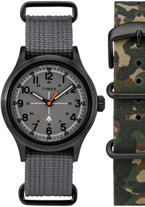 Timex Todd Snyder Military Gunmetal Grey Gift Set (TWG017700) Timex Todd Snyder Military Gunmetal Grey Gift Set (TWG017700)