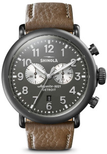 Shinola Runwell Chrono 47mm Brown Silver (S0120109238) Shinola Runwell Chrono 47mm Brown Silver (S0120109238)