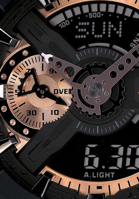 g shock matte black rose gold