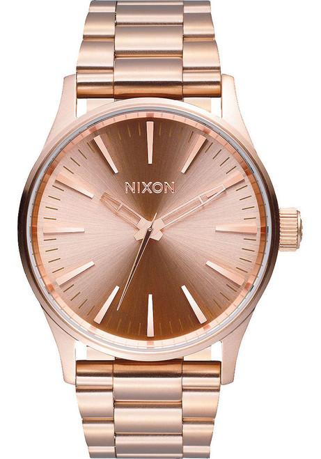 Nixon Sentry 38 SS Rose Gold | Watches.com