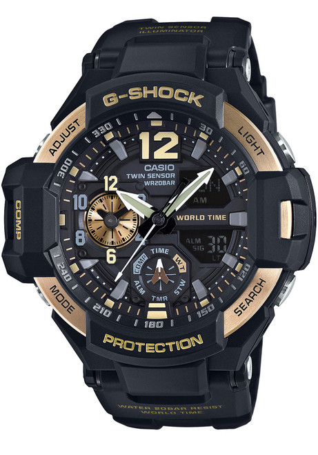 g shock gravitymaster aviation black gold watches com