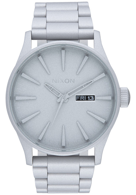nixon sentry chrono silver