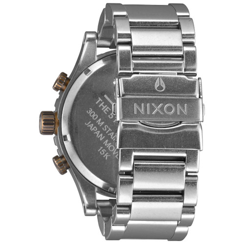 Nixon 51-30 Chrono Black / Brass | Watches.com