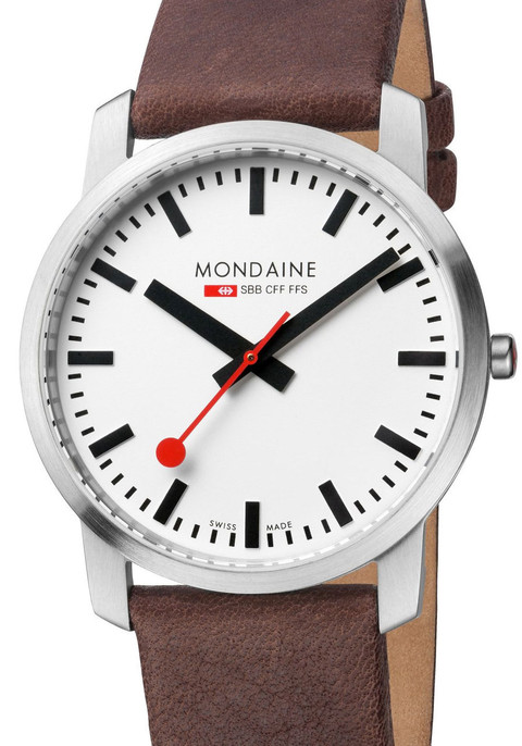 Mondaine Ultra Thin Men's Brown Watch | Watches.com