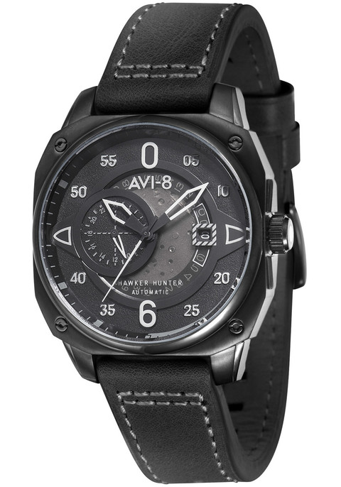 avi 8 watches com is an official dealer avi 8 hawker hunter automatic all black