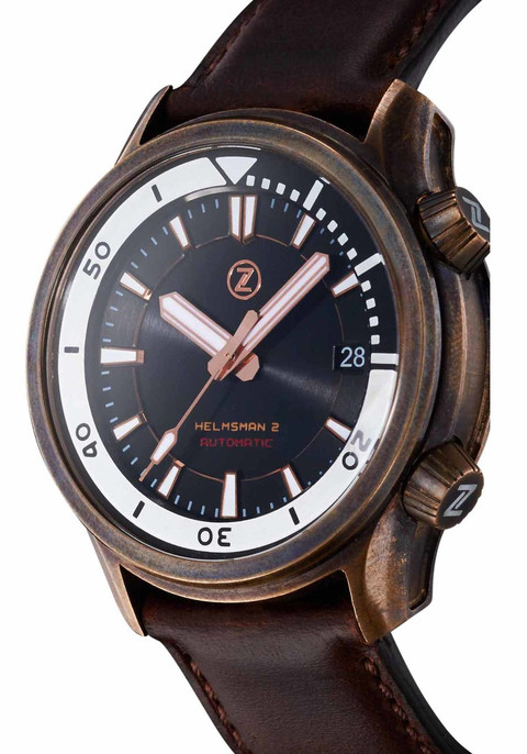 Best Automatic Watches >> Zelos Helmsman 2 Automatic 300M Bronze Black | Watches.com Best Automatic Watches >> Zelos Helmsman 2 Automatic 300M Bronze Black | Watches.com