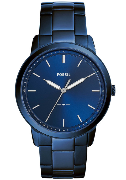 Fossil FS5461 The Minimalist Ocean Blue Stainless Steel