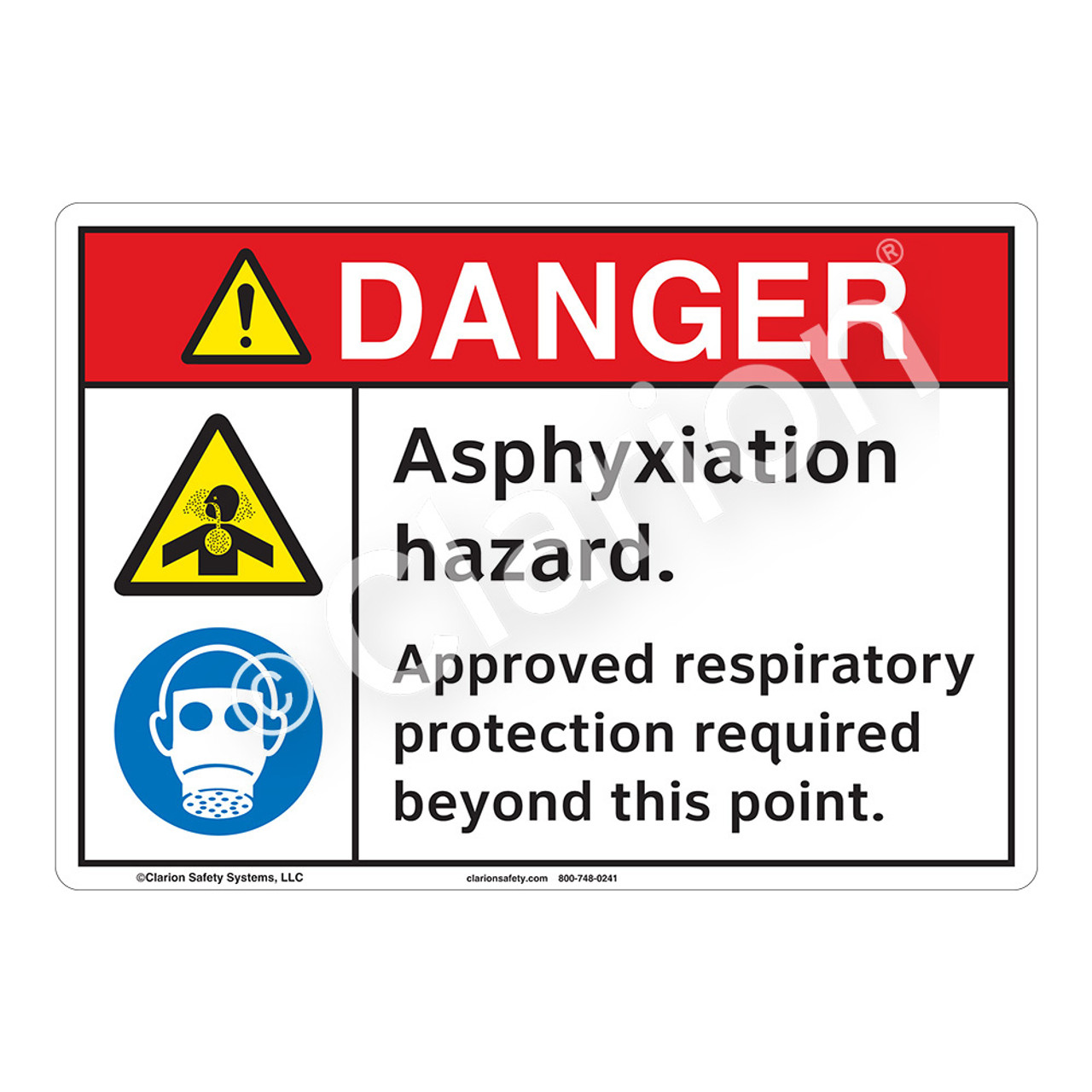 Inhalation Hazard Safety Sign