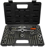 #4-1/2" Carbon Steel Tap and Die Set with Hex Die #4-1/2" Carbon Steel Tap and Die Set with Hex Die