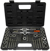 3.00mm - 12.00mm Carbon Steel Tap and Die Set with Hex Die 3.00mm - 12.00mm Carbon Steel Tap and Die Set with Hex Die