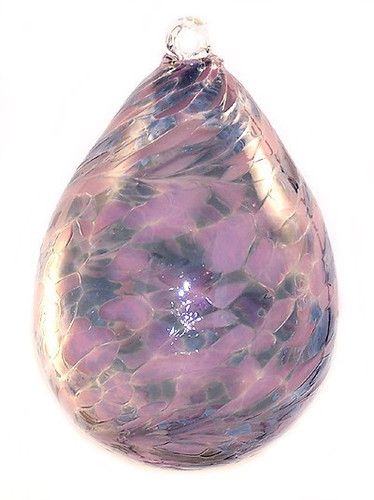 Double Bubble Glass Aroma Friendship Ball "Blue Bells"