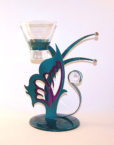 Admiral Butterfly Candle Holder Single