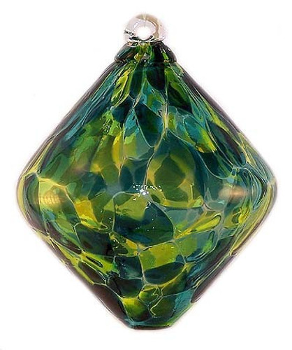 Jade Green Rhombus