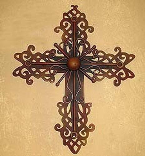 Cross with Forged Decoration #D3