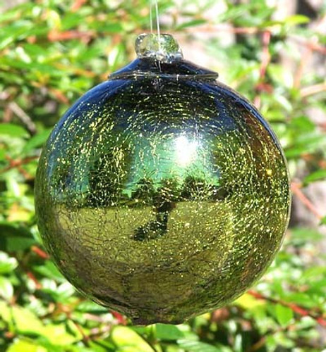 Olive Mirrored Crackle