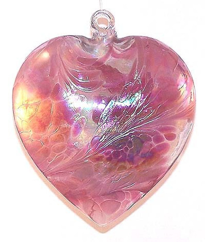 Abalone Heart "Tea Rose"
