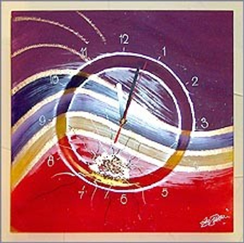 Rainbow Wave Clock