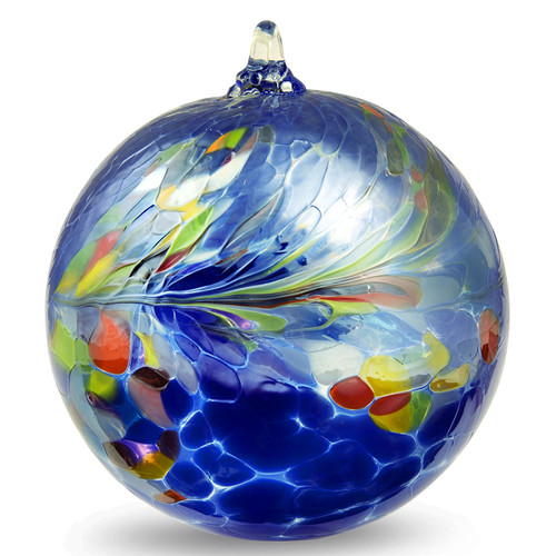 Blue Circus Kugel 5 Inch