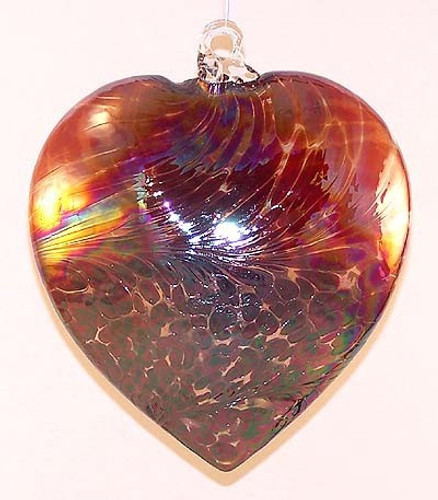 Abalone Heart, "Garnet Red"