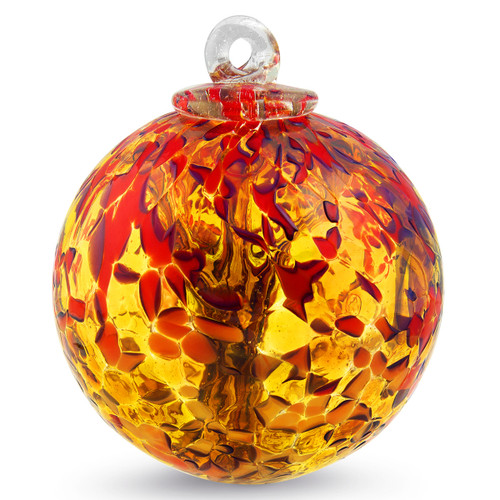 Small Witch Ball "FIRE"