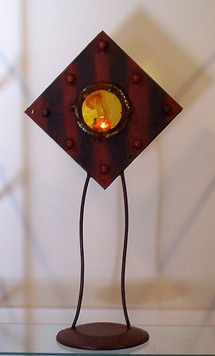 Diamond Rivet Candle Stand
