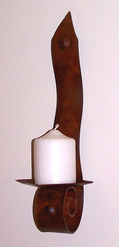 Small Ribbon Candle Sconce