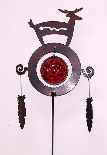 Tribal Deer Sun Stick