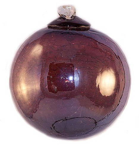 Iridescent Transparent Amethyst Crackle