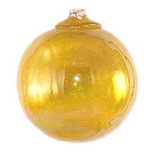 Iridescent Transparent Yellow Crackle