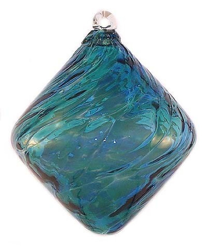 Light Blue & Light Green Rhombus