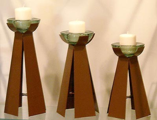 Tazon Candle Holders Set of 3