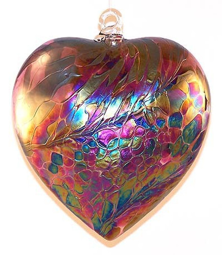 Abalone Heart, "Ruby / Wine Red"