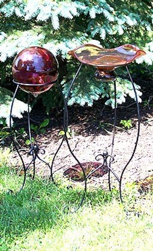 Victorian Gazing Ball Stands