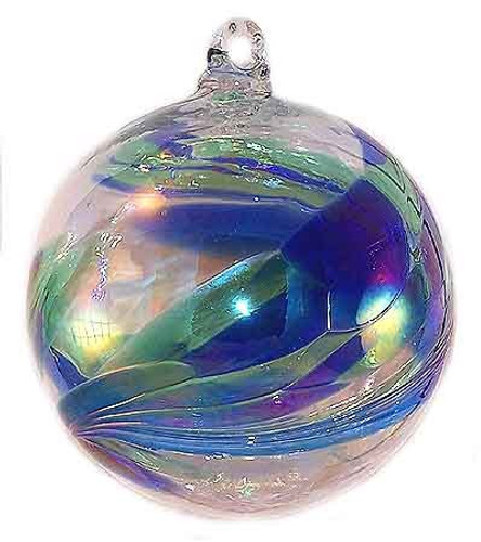 Cobalt Blue / Moss Green Twist Iridized