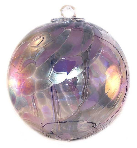 Witch Ball "Blue Bells" Iridized