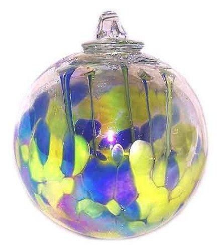 Medusa Spirit Ball, Dense Blue & Seed Green