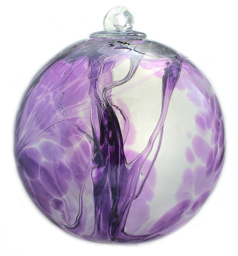 XL Witch Ball "Violet Blue" (Iridized)