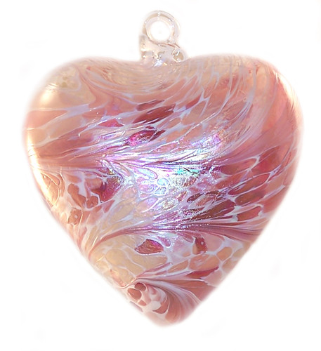 Large Heart "Pink" Iridized