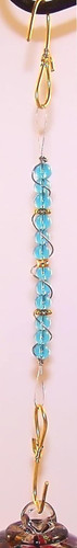 Beaded Hanger Aqua