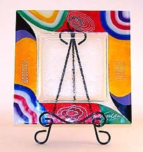 Decorate Glass Plates, Abstract FT