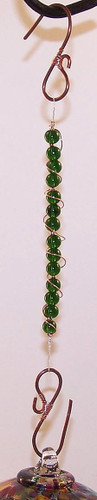 Beaded Hanger Green