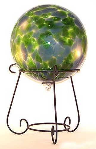 Short Scroll Gazing Ball Stand