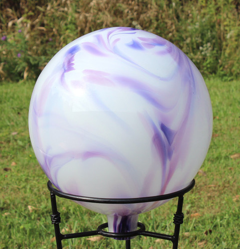 Over Opal Violet Gazing Ball