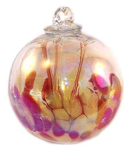 Medusa Spirit Ball, Garnet Red & Curry