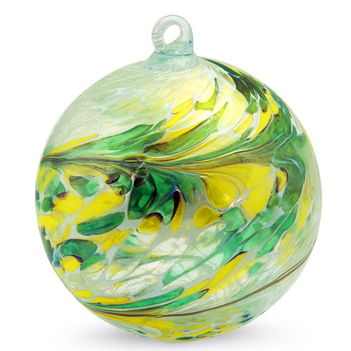 Friendship Ball "Daisy" 4 Inch Kugel Iridized