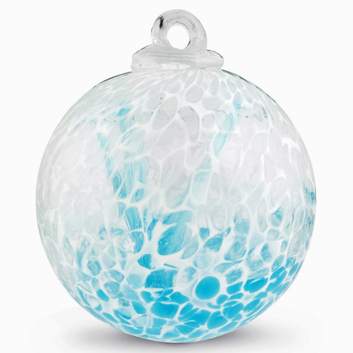 Veiled Witch Ball "Water Blue"