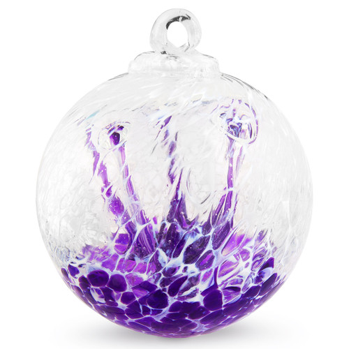 Veiled Witch Ball "Violet Blue"
