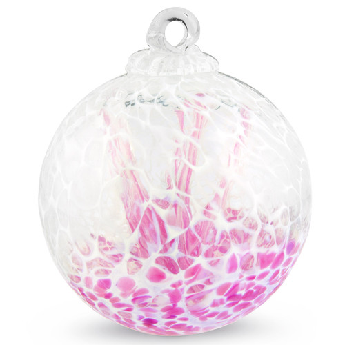 Veiled Witch Ball "Raspberry"