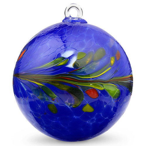 Circus Blue Kugel (6 inch)
