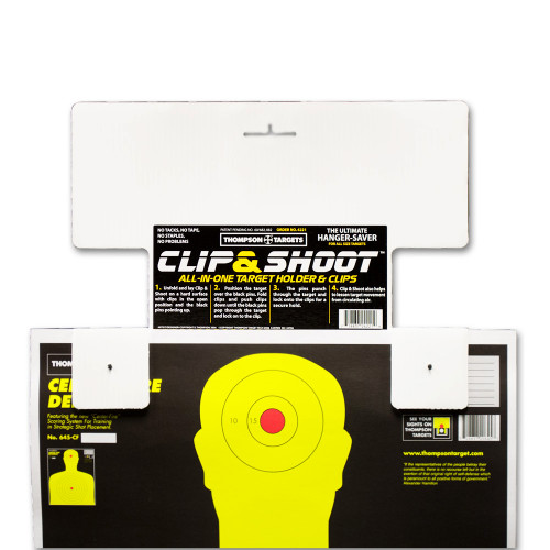 Clip & Shoot Indoor Shooting Range Target Hanger Holder by Thompson Clip & Shoot Indoor Shooting Range Target Hanger Holder by Thompson